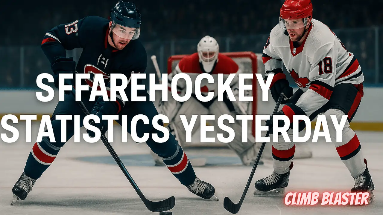 sffarehockey statistics yesterday