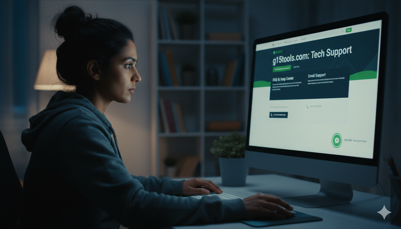 Contact g15tools com