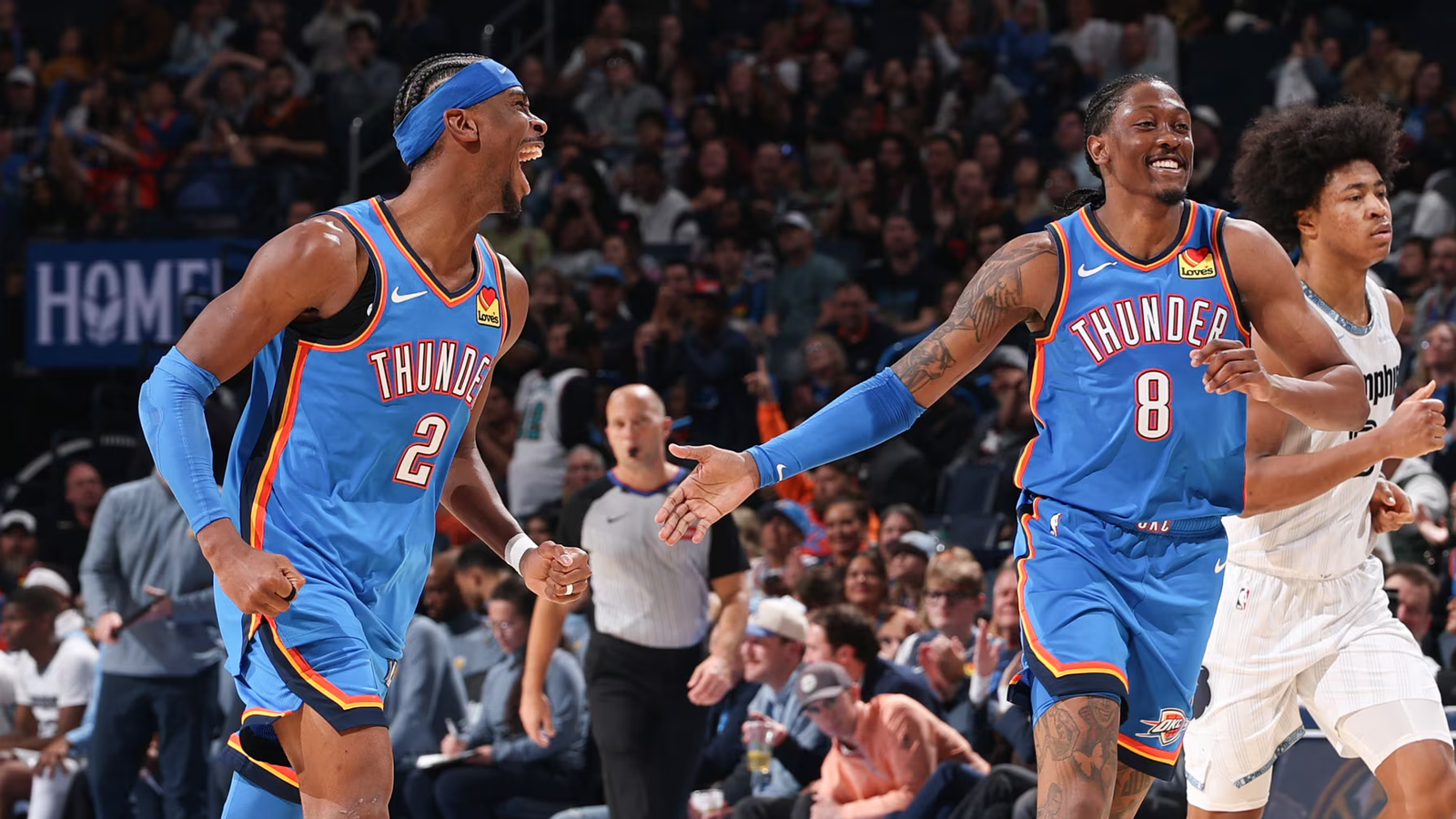 Memphis Grizzlies vs Oklahoma City Thunder Match Player Stats