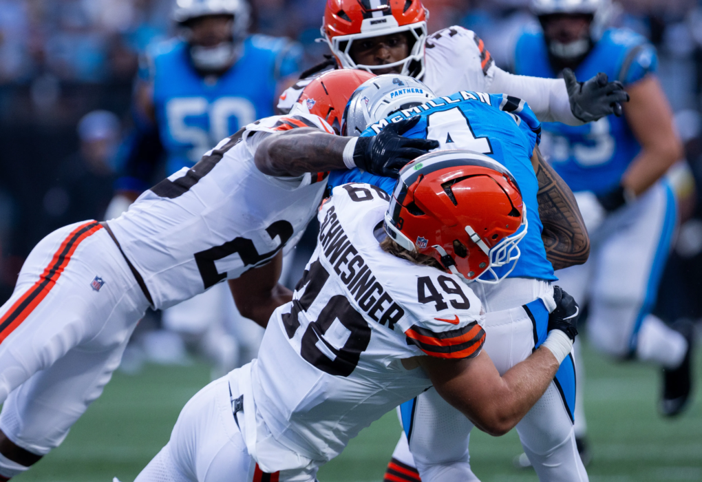 carolina panthers vs cleveland browns match player stats
